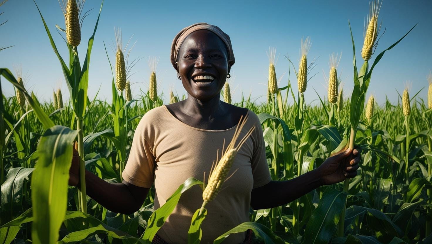 tolona _ green, black woman farmer, RDC, maize, connected, happy (1).jpg