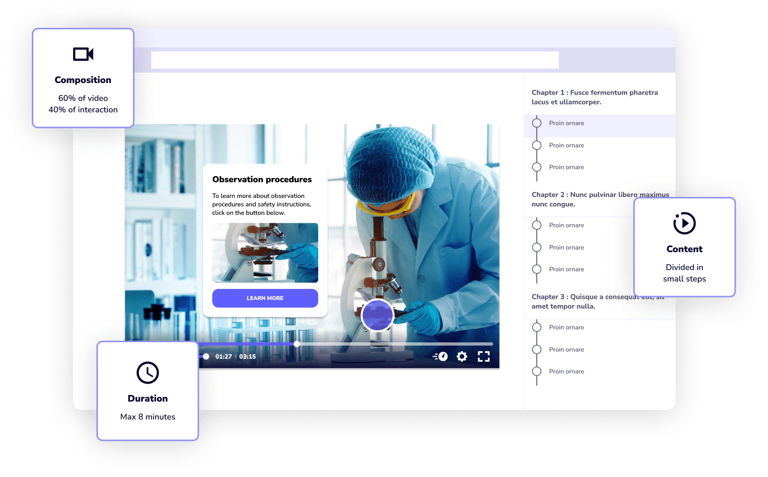 Automatically add buttons to videos online