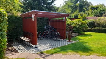 Fahrradüberdachungen - Das Landhaus Eifelgrün