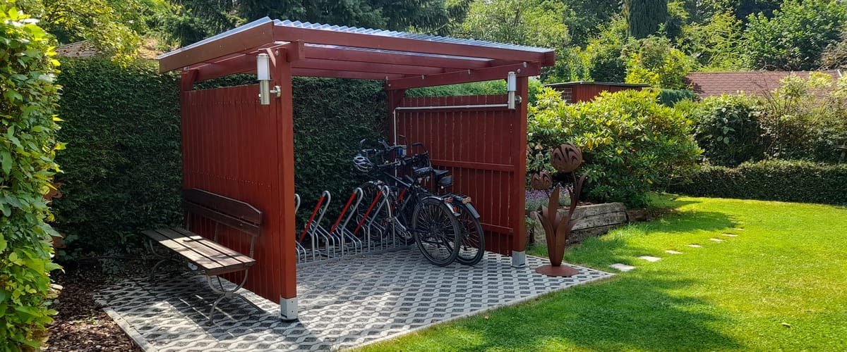 Fahrradüberdachungen - Das Landhaus Eifelgrün