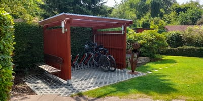 Fahrradüberdachungen - Das Landhaus Eifelgrün
