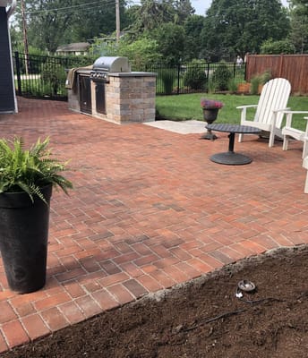 brick floor patio outdoor