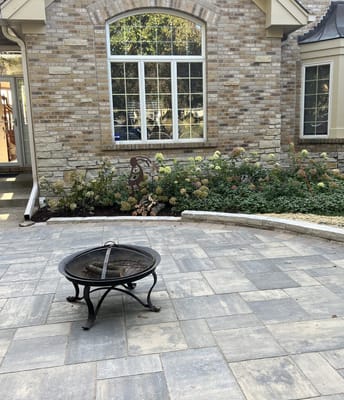 outdoor table on patio