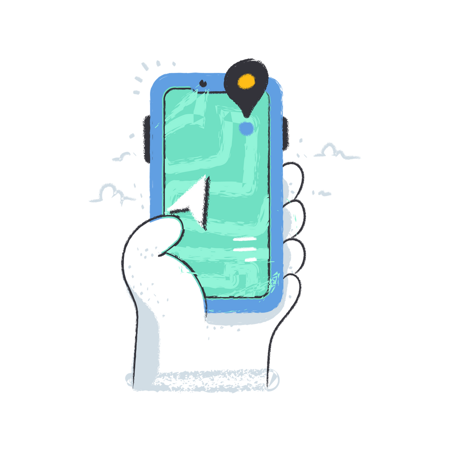 maps, direction, location, navigation, smartphone, pointer, marker, destination, electronic, device@2x.png