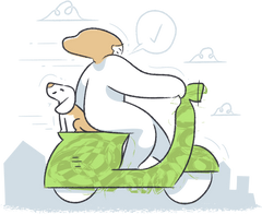 transportation, vehicle, scooter, transport, vespa@2x.png