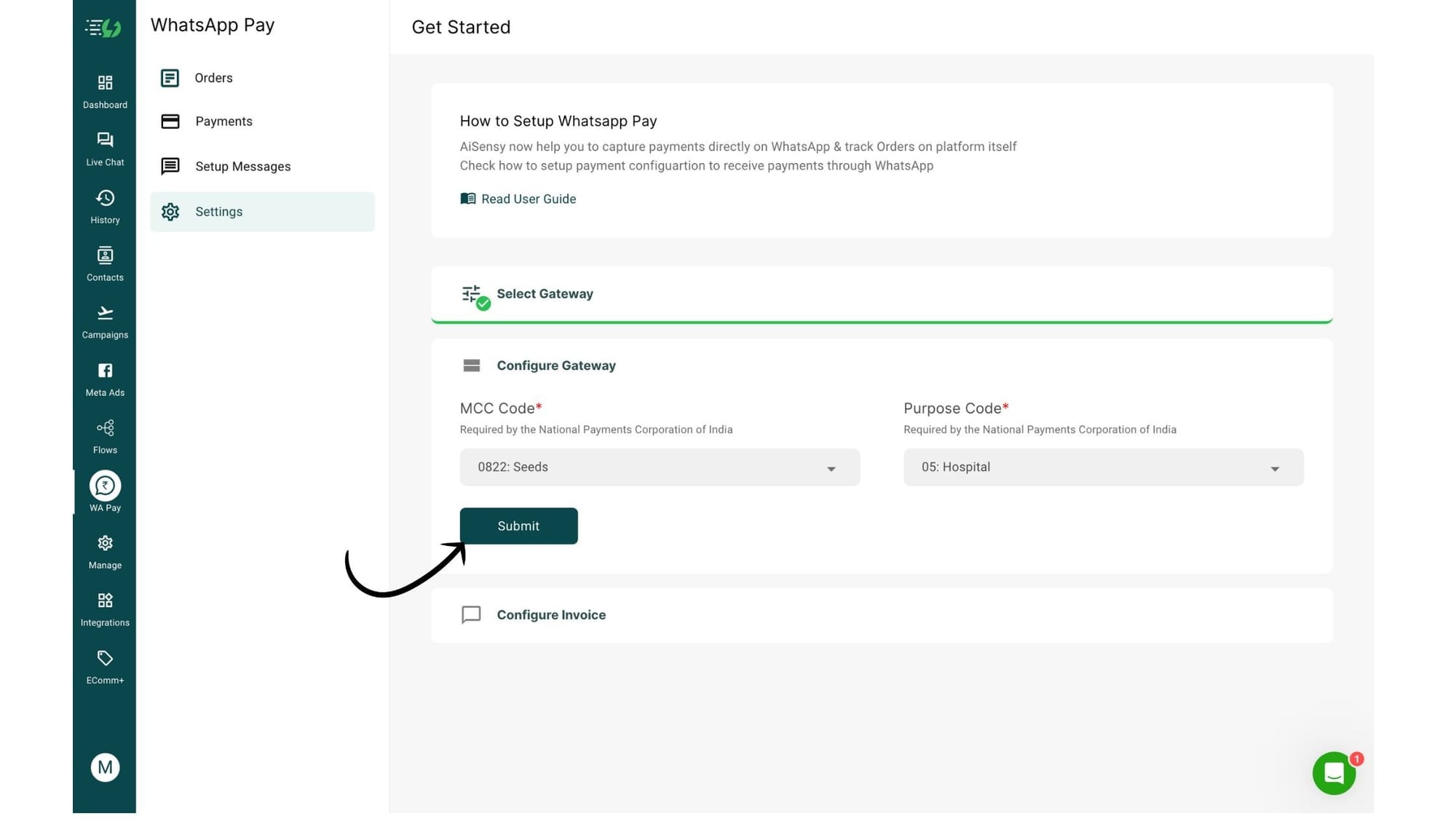7 PayU X AiSensy Integration.jpg