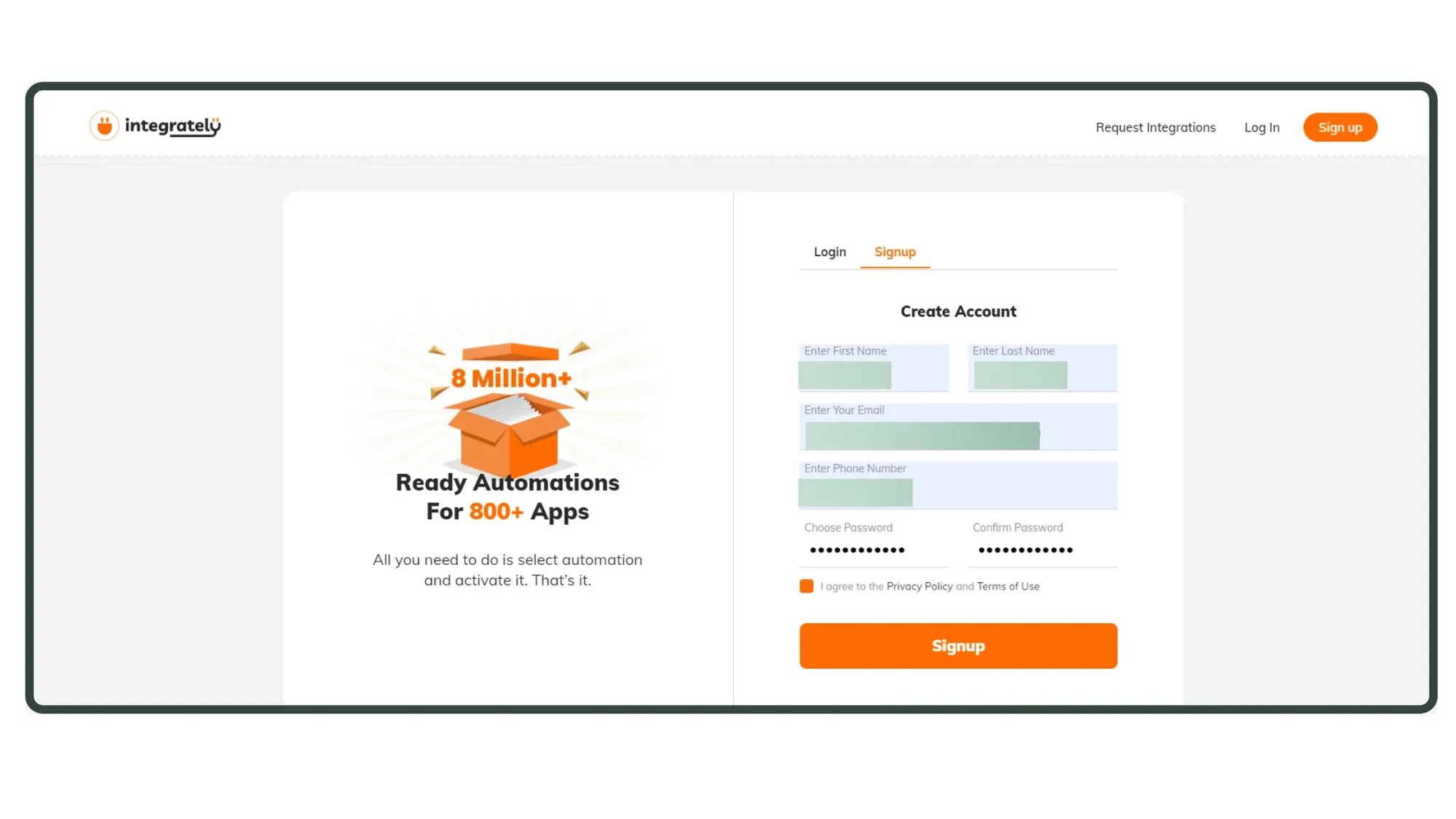1. Signup to Integrately.webp