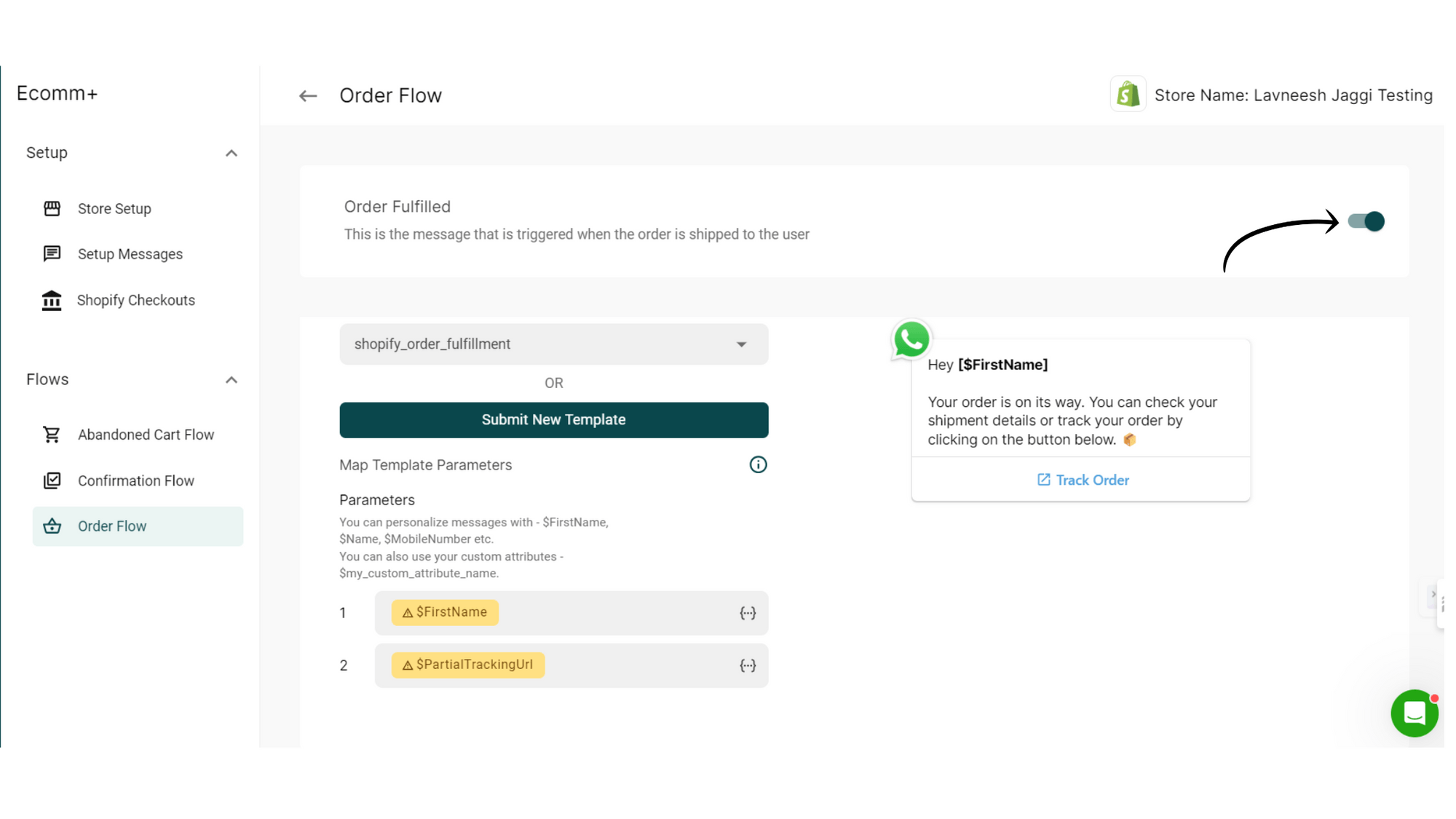 3 Setting up an Order Fulfilled message.png