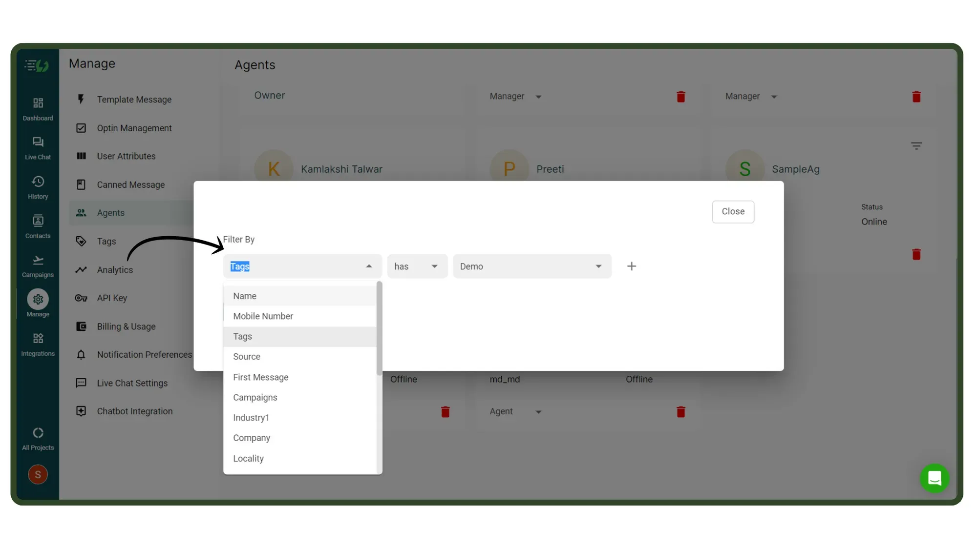 3 Assign the Agent Rule by choosing an attribute.webp
