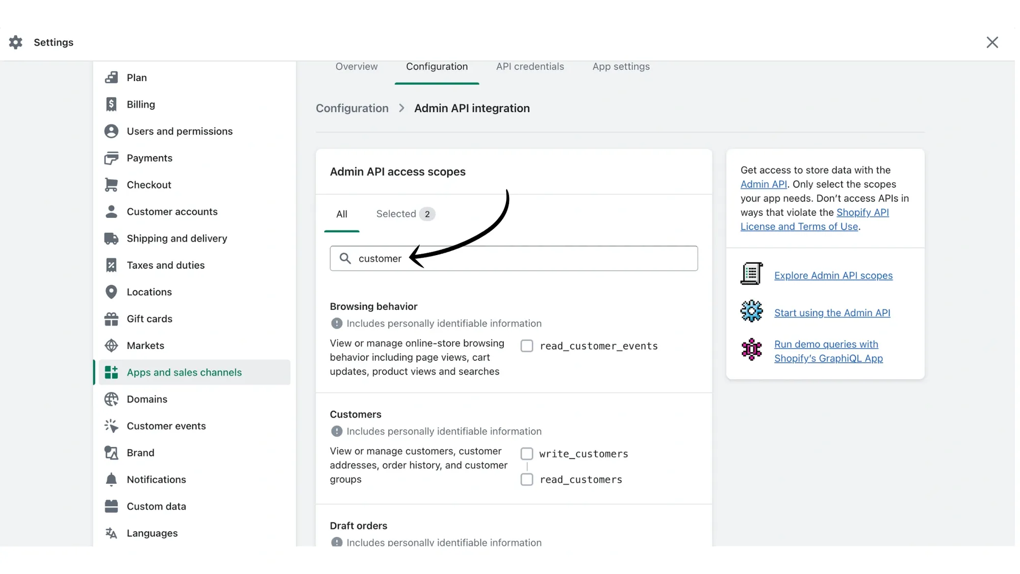 7 How to give Read Customer permission in an existing Shopify App-low.webp