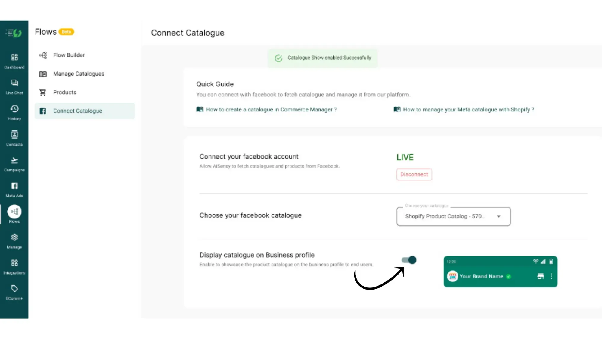 Display Catalogue on WhatsApp Profile.webp