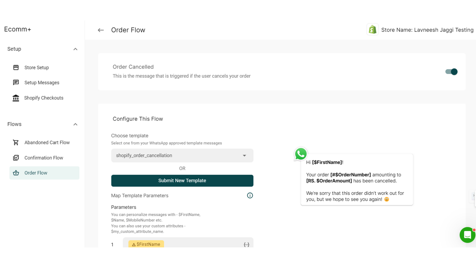 2 Setting up an Order Cancelled message.png