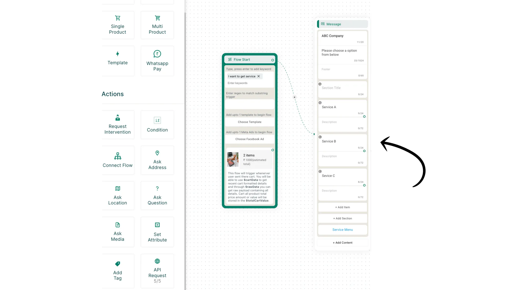 1 Create your WhatsApp Payments Chatbot Flow.webp