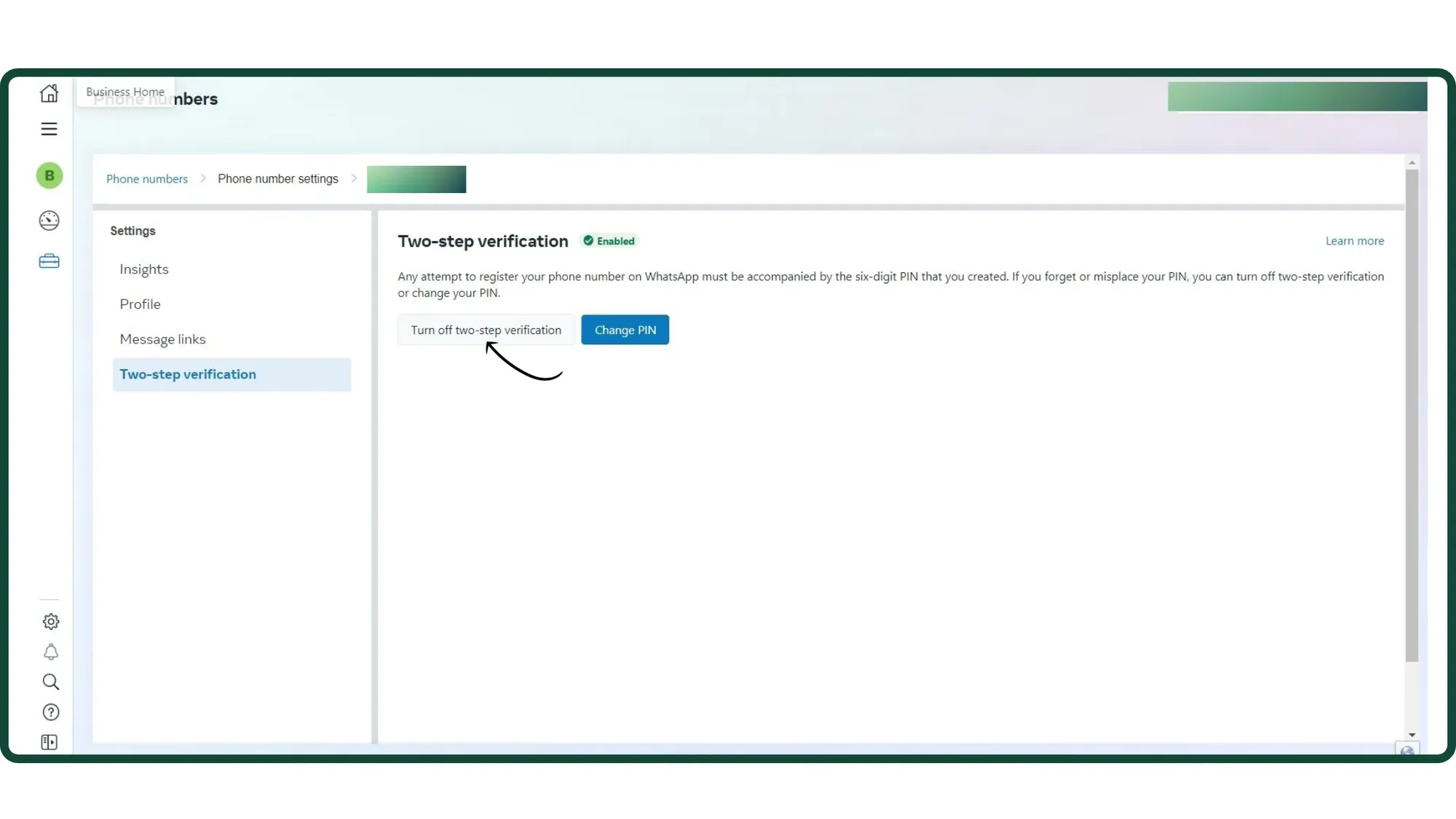 5. Turn off the Two-step verification2.webp