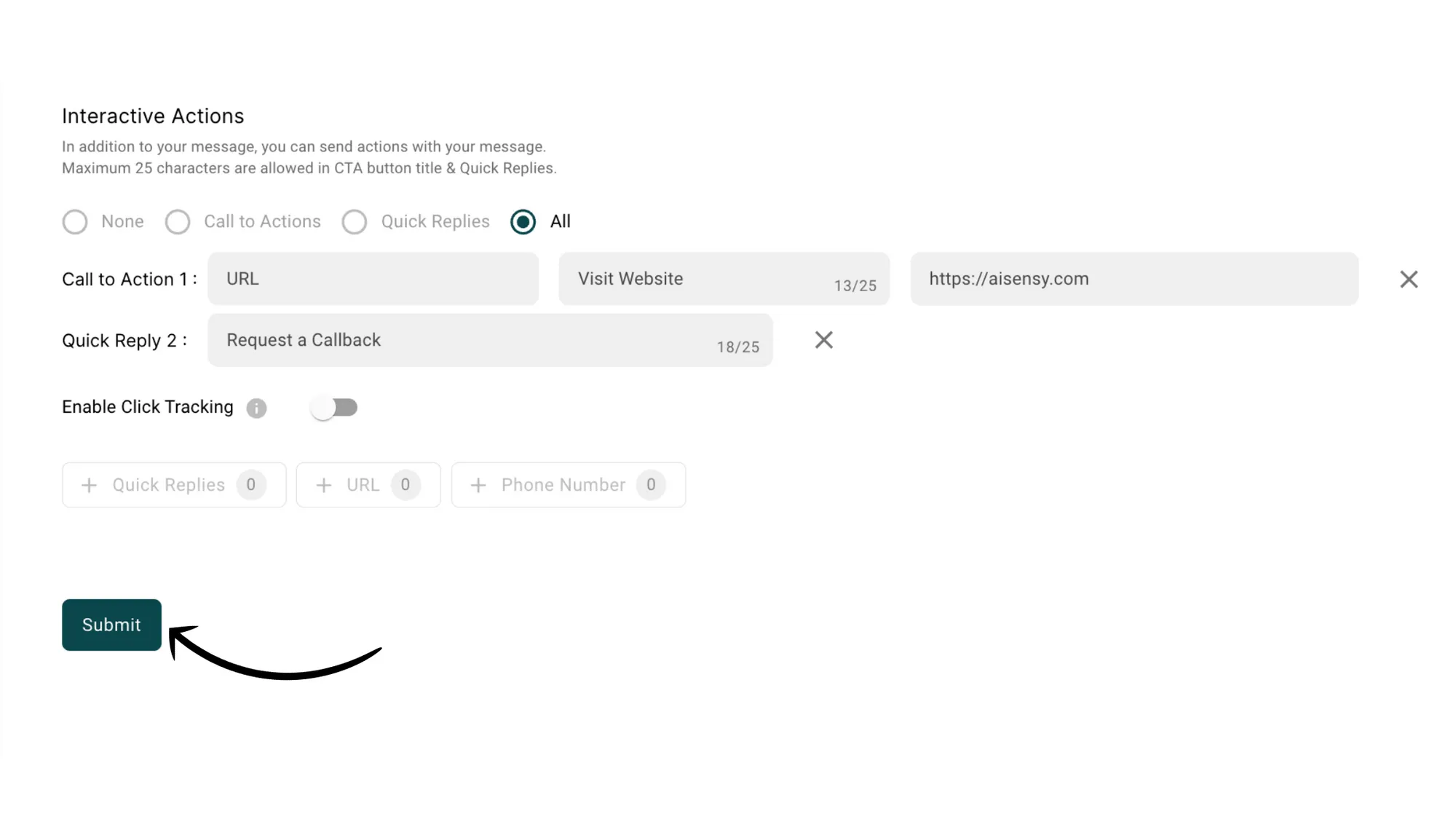 9. Submit your Carousel Template message for approval.webp