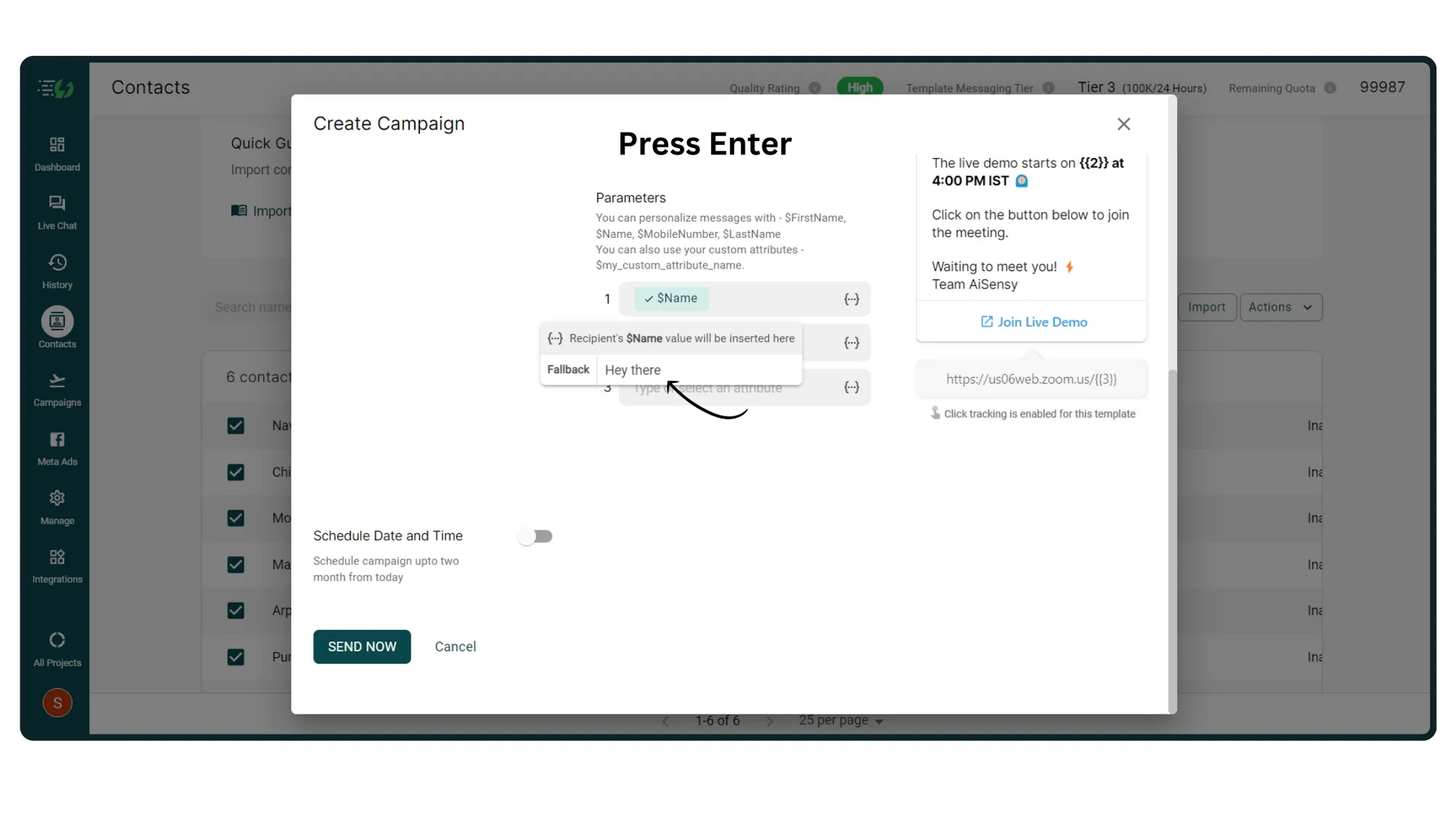 6 Press enter. Your attribute is selected.webp