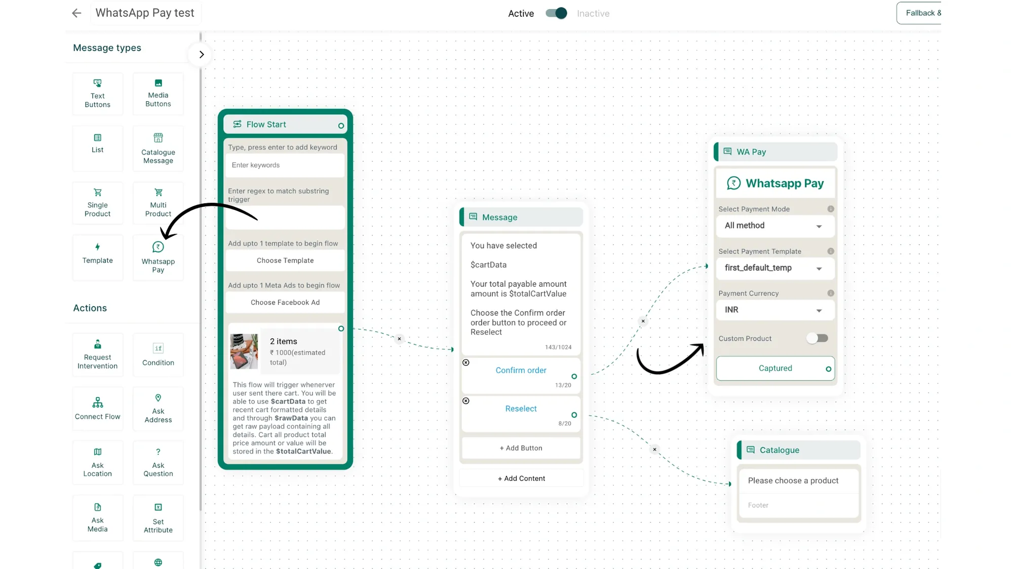 3Add the WhatsApp Pay element.webp