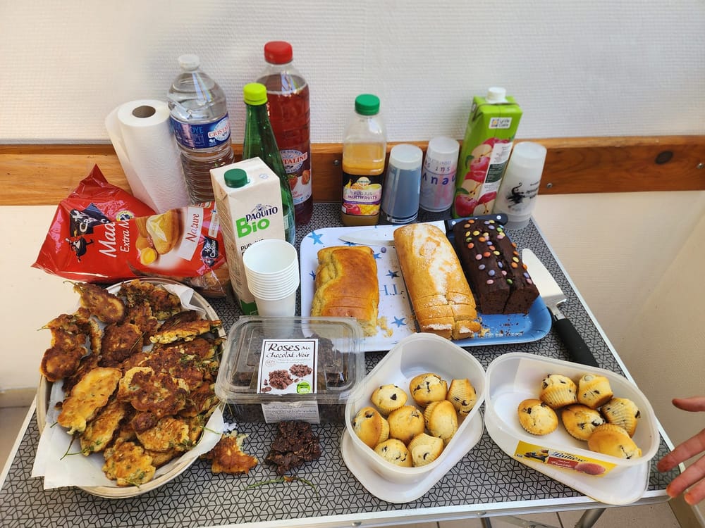 Le buffet de la luxure avec ses fameux beignets
