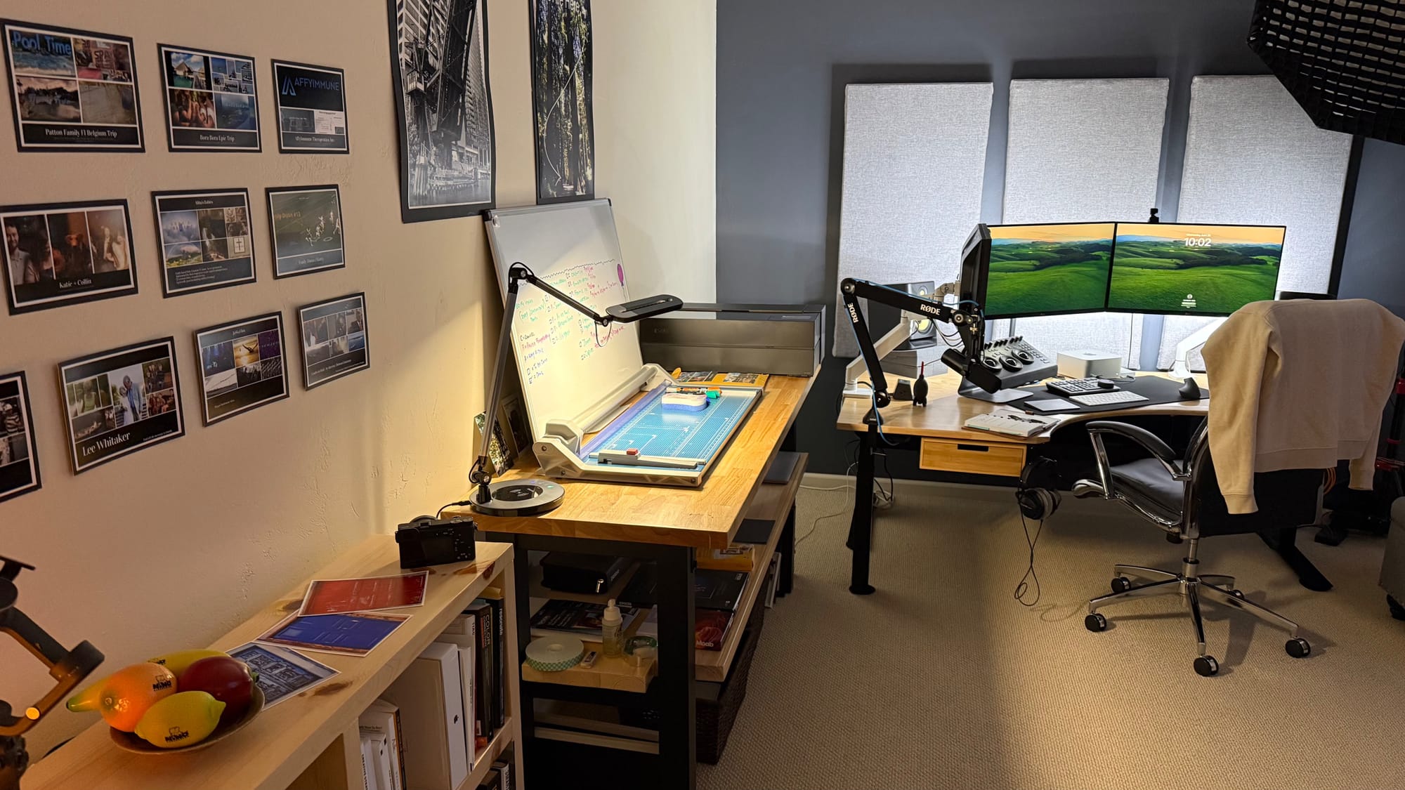 studio 2025 and wall of projects.jpg