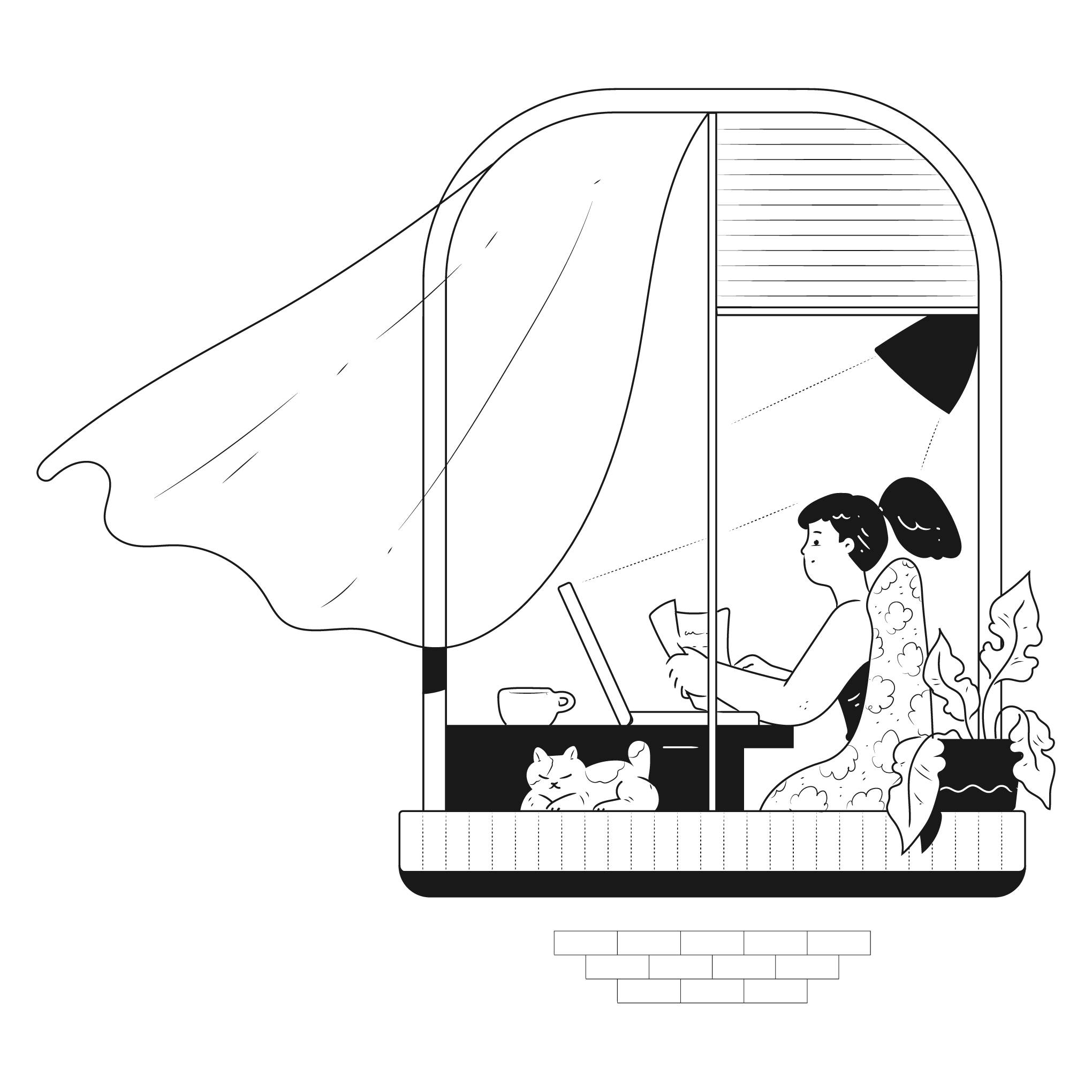 education learn home educate study online woman