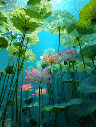 Summer Lotus Waves - negreflorian.com.gif