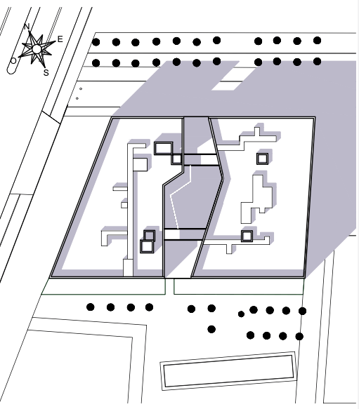 Plan de masse L'Atelier Bordeaux