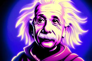 AlberEinstein_CyberPunk_QuantumComputingIndia.png