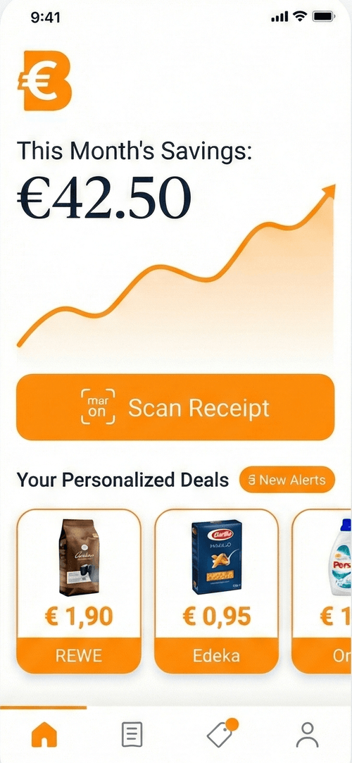 Get notified when the product is on sale in Sparzi app. Know the cheapest supermarket in Munich.