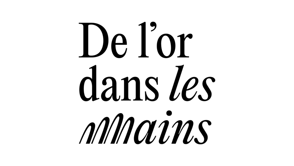 DE L'OR DANS LES MAINS