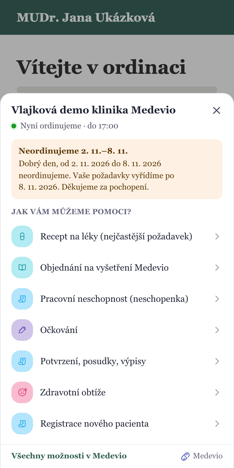 Nabídka plovoucího tlačítka na telefonu přes celou šířku obrazovky