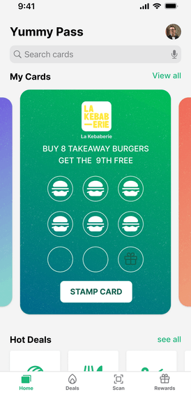 Fidelity stamp card app