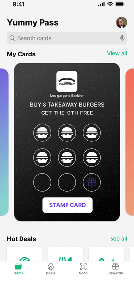 Fidelity stamp card app