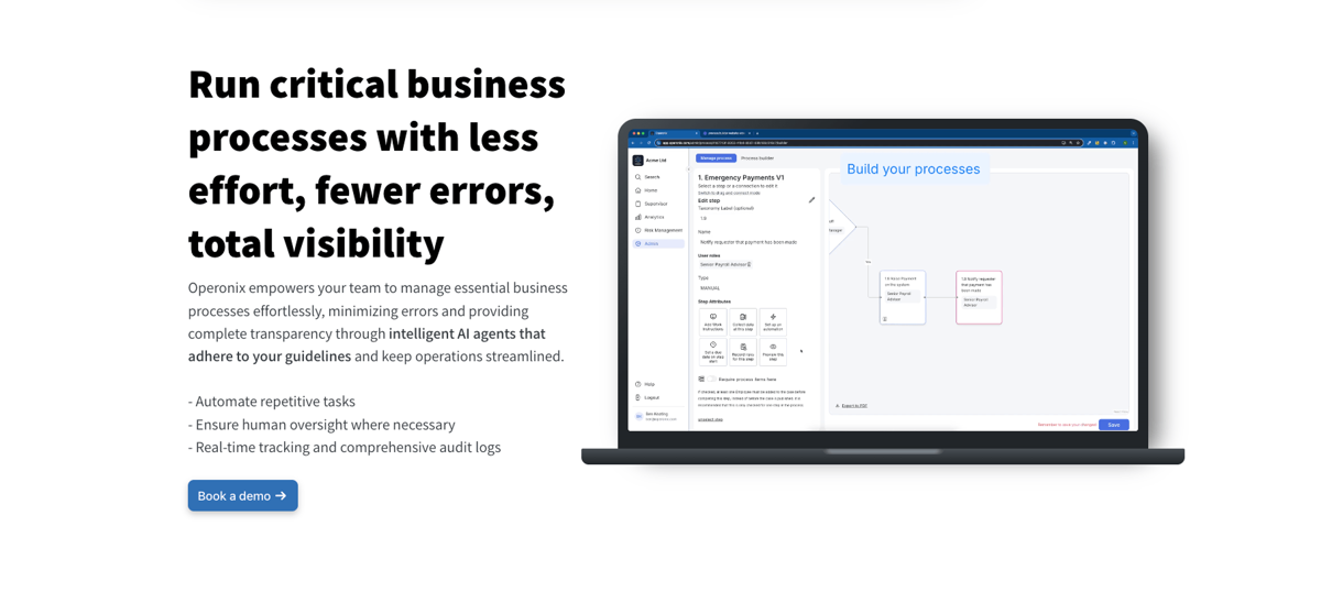 Operonix: Book a Demo