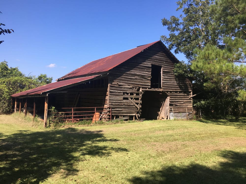 Barn south face before renovation