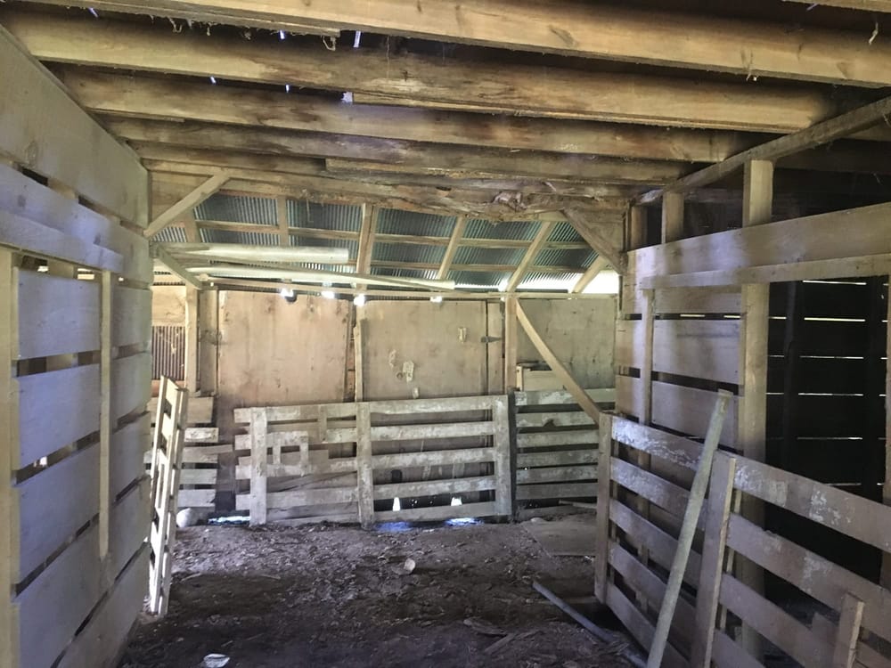 Barn shed out before renovation