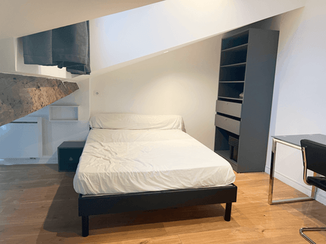 Chambre de l'appartement Gambetta