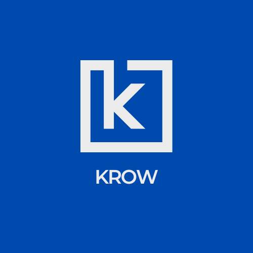 Logo Krow Bleu #004aad.png