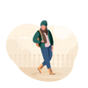 winter person