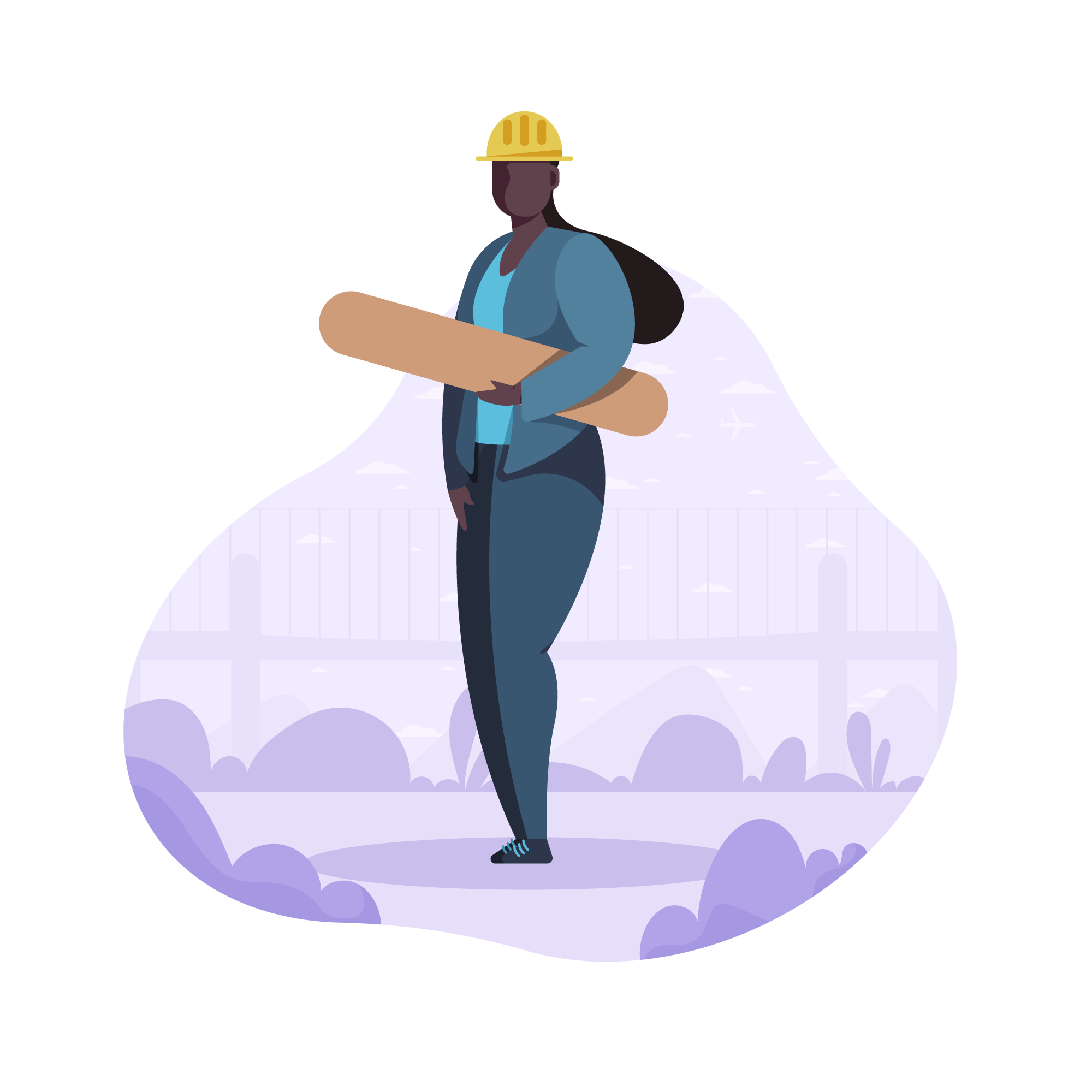 architect construction helmet