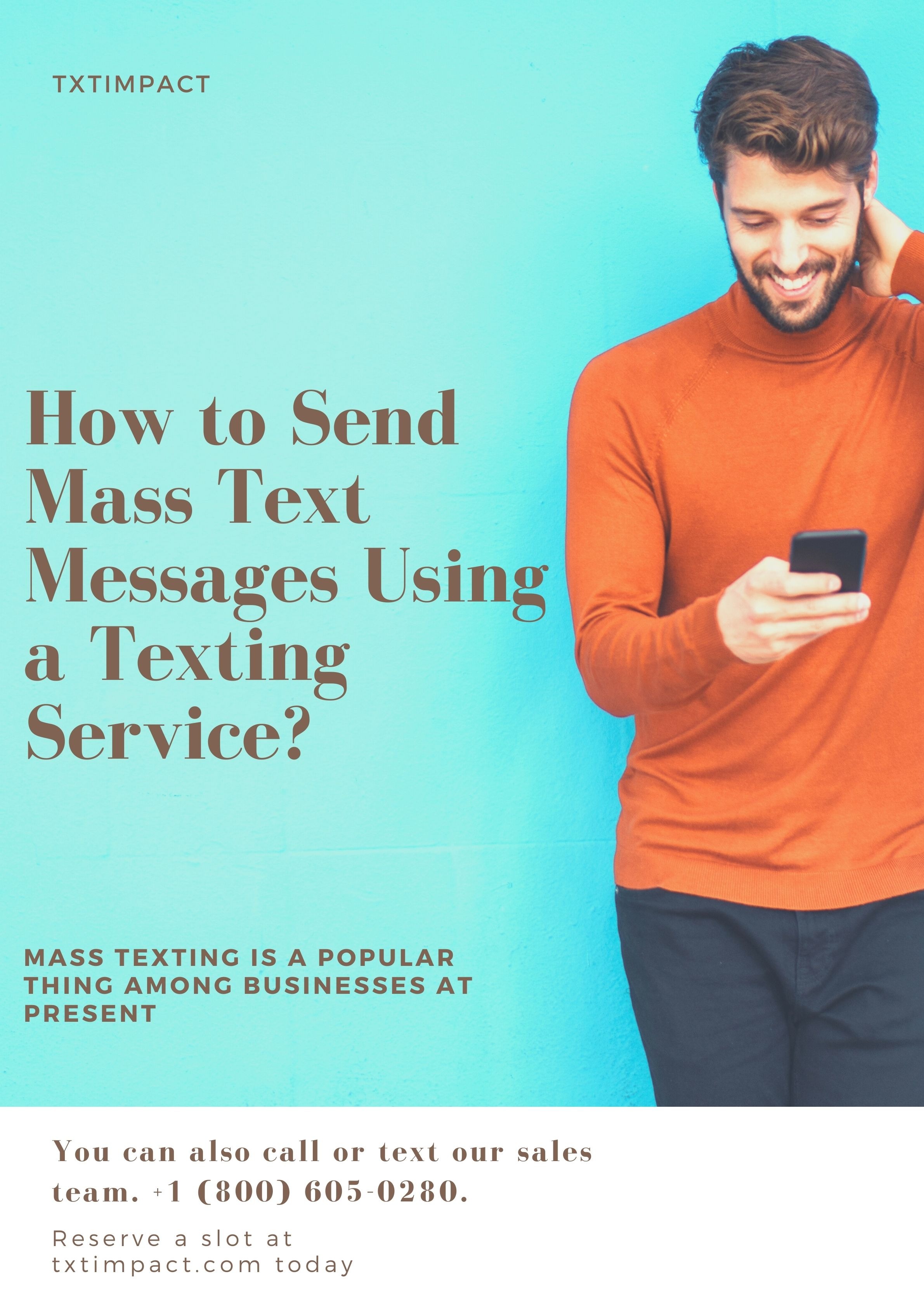 How to send mass text messages using a texting service?