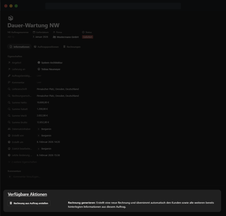 Digitaler Makler-Workflow – Smart-Buttons
