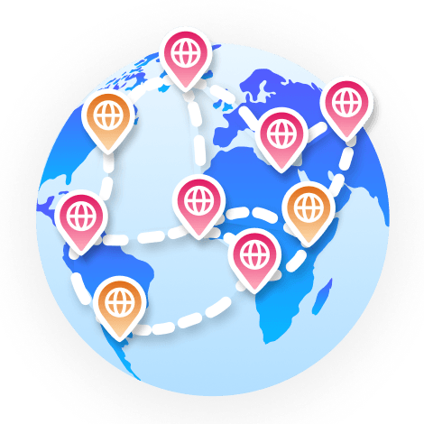 Bearded 3D bubble man jumping with excitement holding a green flag.