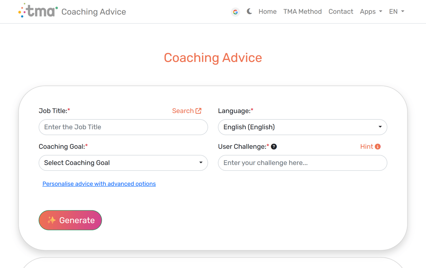 Career Advice App Image