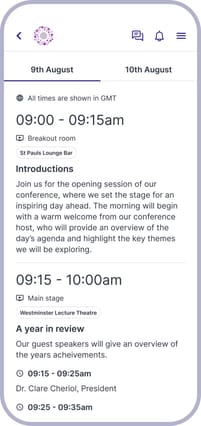 MedAll - App - Conference - Schedule.jpg