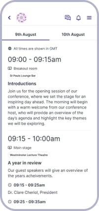 MedAll - App - Conference - Schedule.jpg