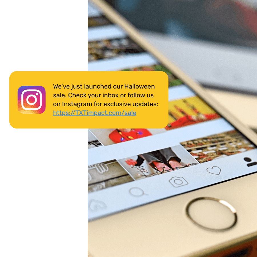 Halloween Cross-Channel Promotions text