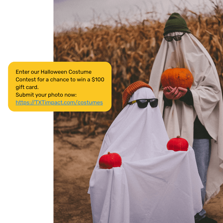 Halloween Interactive Contests text