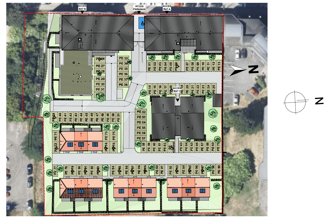 Plan de masse Arthome à Limoges