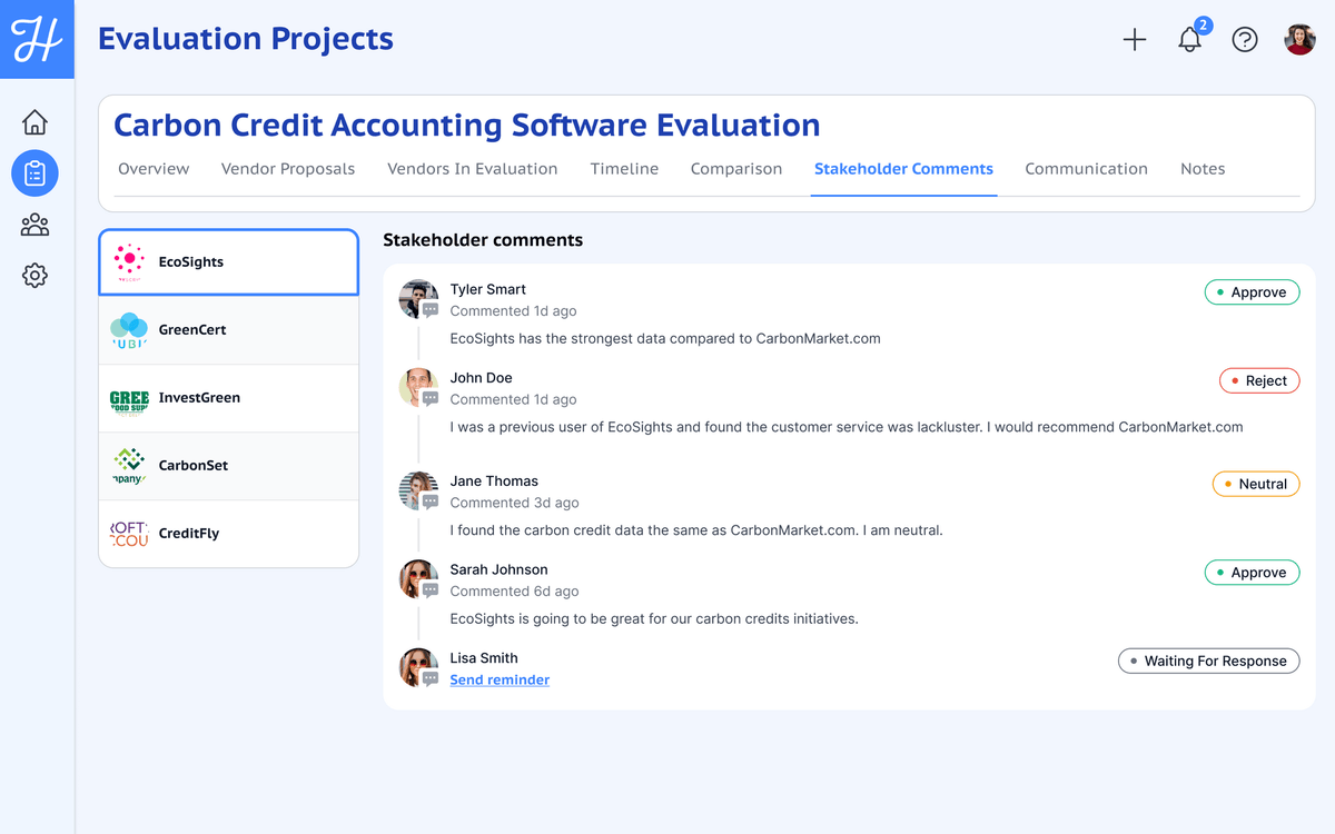 Software vendor collaboration