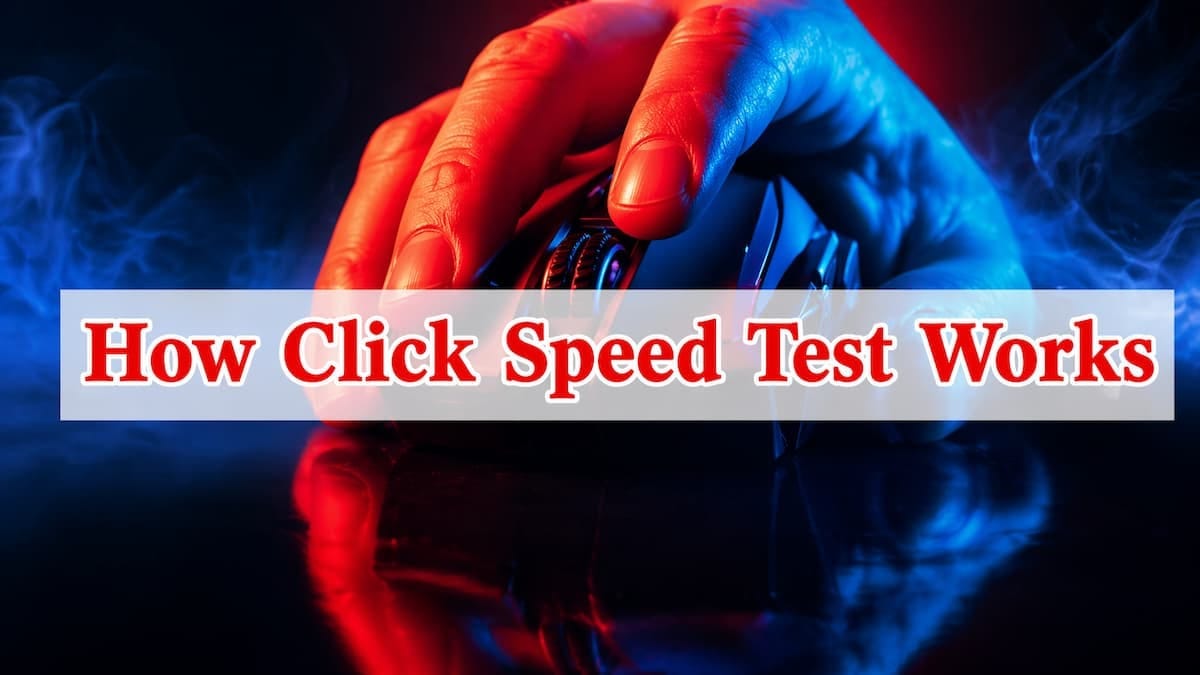 how click speed test works